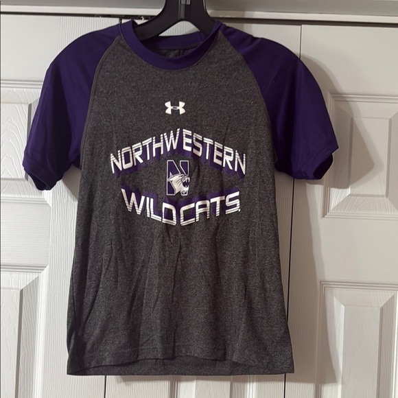 Under Armour Other - Under Armour Gray and Purple Short Sleeve Tee